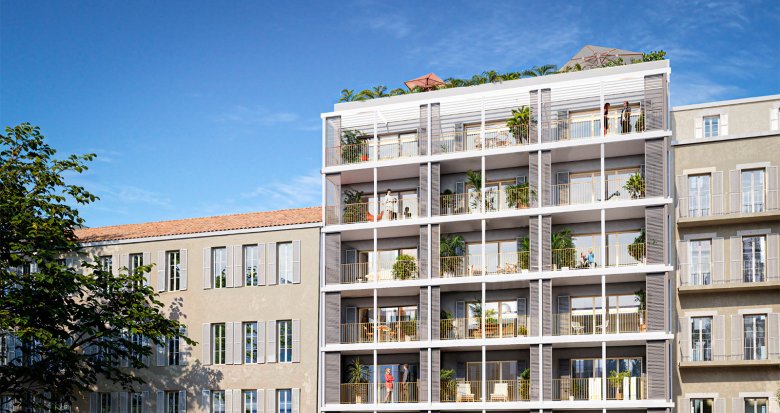 Achat / Vente immobilier neuf Marseille 8ème résidence haut de gamme au coeur de Périer (13008) - Réf. 12948