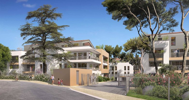 Achat / Vente immobilier neuf Martigues résidence provençale en pleine nature (13500) - Réf. 7345