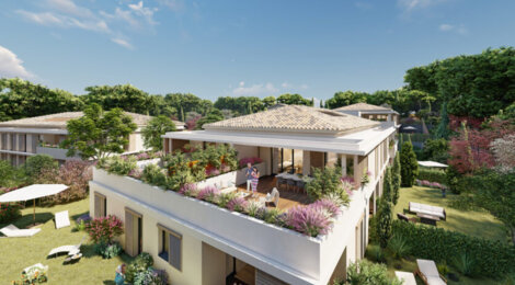 Programme immobilier neuf Campagne Giraud - Aix-en-Provence : logements neufs en bastide rénovée, proximité hôpital et nature (13090) - Référence : 17065