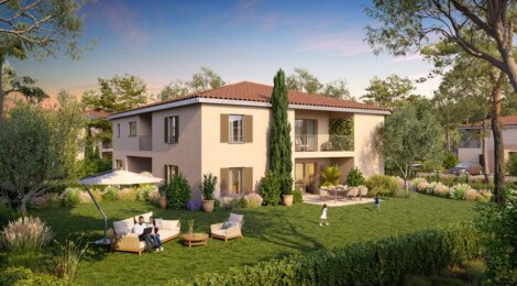 Programme immobilier neuf Les Bastides de Célony -  Aix-en-Provence : logements neufs sécurisés et verdoyants proche des commodités (13090) - Référence : 14411