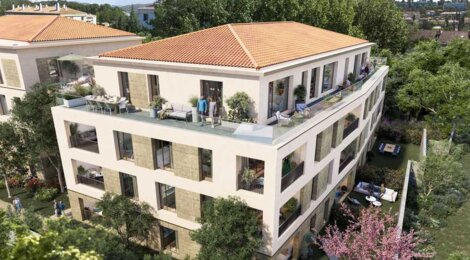Programme immobilier neuf 102 Gambetta - Aix-en-Provence : logements neufs sécurisés et verdoyants proche du cours Mirabeau (13090) - Référence : 16885