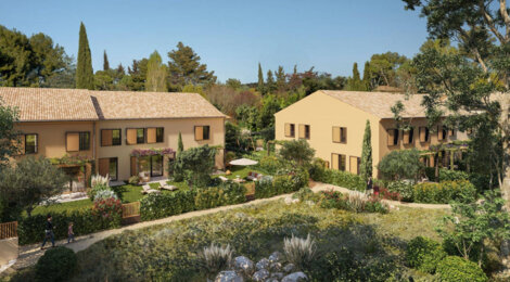 Programme immobilier neuf LE CLOS SAINT ALBERT - Aix-en-Provence : Résidence T3–T4 avec cadre provençal et confort optimisé proche des espaces verts (13090) - Référence : 14256
