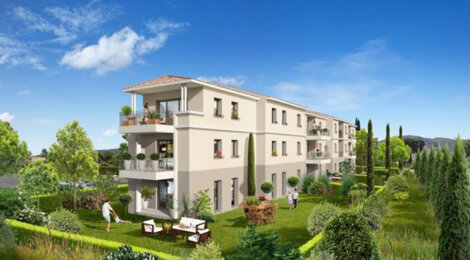 Programme immobilier neuf LE CLOS AZUR - Gignac-la-Nerthe : Résidence T2–T4 avec espaces extérieurs et silhouette moderne proche de Martigues (13180) - Référence : 1047