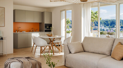 Programme immobilier neuf BAÏA AZUR - La Ciotat à proximité des plages (13600) - Référence : 14435
