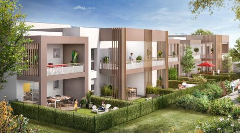 Programme immobilier neuf LES OLEANES - La Fare-les-Oliviers : appartements et maisons T2-T4 dans un écoquartier connecté (13580) - Référence : 2596