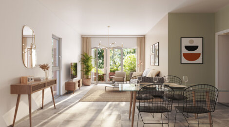 Programme immobilier neuf La résidence du parc aux écureuils - Lambesc : Résidence T2–T4 avec cadre verdoyant et confort optimisé proche des commodités (13410) - Référence : 6944