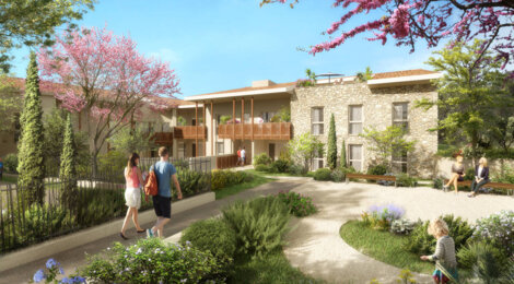 Programme immobilier neuf Pure Provence - Lançon-Provence : logements neufs lumineux et provençaux entre ville et nature (13680) - Référence : 7473