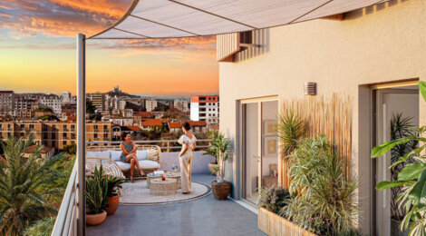 Programme immobilier neuf RESIDENCE PALMA - Marseille 10e proche de la Timone (13010) - Référence : 12198