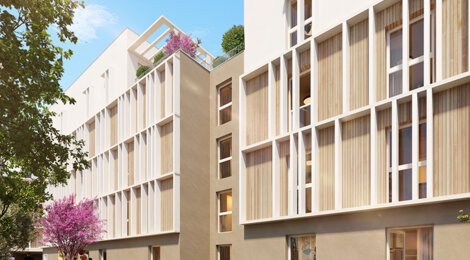 Programme immobilier neuf THE HIVE (VA) - Marseille 13 : appartements LMNP du studio au T3 proche de l’École Centrale (13013) - Référence : 15850