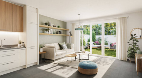 Programme immobilier neuf JARDIN EMY - Marseille 14 : logements neufs lumineux et écoresponsables près des Hauts de St Marthe (13014) - Référence : 14874