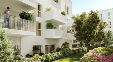 Programme immobilier neuf Héritage - Marseille 6 : Résidence studio–T4 avec cadre provençal et confort optimisé proche des commodités (13006) - Référence : 14529