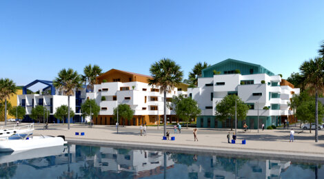 Programme immobilier neuf DOCKSIDE - Port-Saint-Louis-du-Rhône résidence intimiste à deux pas  des Calanques (13230) - Référence : 13645