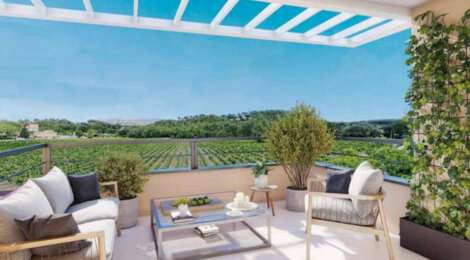 Programme immobilier neuf TERRES VICTOIRE - Rousset : Résidence T2–T4 avec cadre résidentiel et confort optimisé proche des commodités (13790) - Référence : 14415