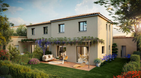 Programme immobilier neuf La Pinède - Saint-Cannat : Maisons neuves avec jardin dans un cadre provençal à 7 min des bus (13760) - Référence : 8912