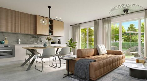 Programme immobilier neuf Bastide sainte victoire - Saint-Mitre-les-Remparts : Résidence T4–T5 avec cadre boisé et confort optimisé proche des espaces naturels (13920) - Référence : 5806