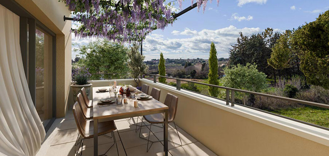 Programme immobilier neuf VILLA PIETRA - Aix-en-Provence cadre de vie premium proche Cours Mirabeau et nature (13090) - Référence : 16818