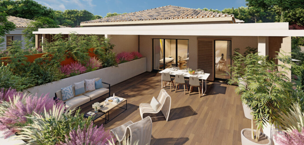 Programme immobilier neuf Campagne Giraud - Aix-en-Provence : logements neufs en bastide rénovée, proximité hôpital et nature (13090) - Référence : 17065