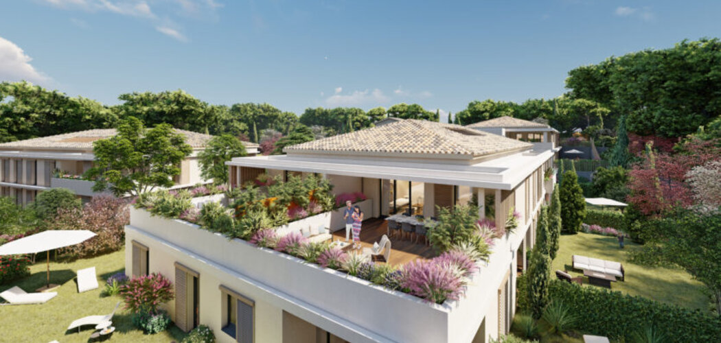 Programme immobilier neuf Campagne Giraud - Aix-en-Provence : logements neufs en bastide rénovée, proximité hôpital et nature (13090) - Référence : 17065