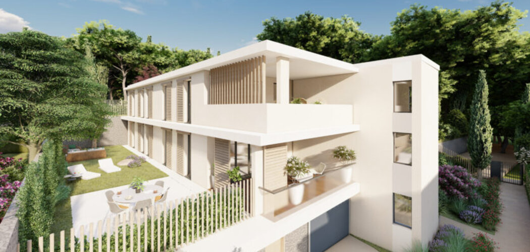 Programme immobilier neuf Campagne Giraud - Aix-en-Provence : logements neufs en bastide rénovée, proximité hôpital et nature (13090) - Référence : 17065