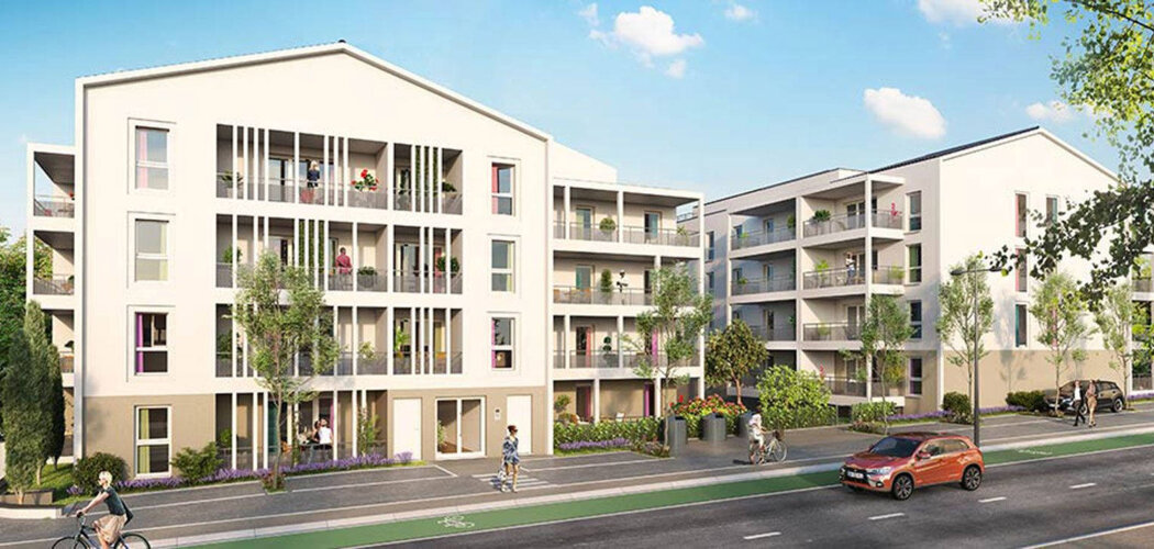 Programme immobilier neuf LA COUR DES DAMES - Auriol : Résidence T1–T4 avec cadre provençal et confort optimisé proche des commodités (13390) - Référence : 4851