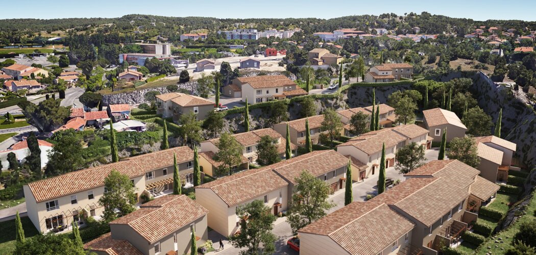 Programme immobilier neuf Les Jardins du Château - Châteaurenard proche du centre ville (13160) - Référence : 8828