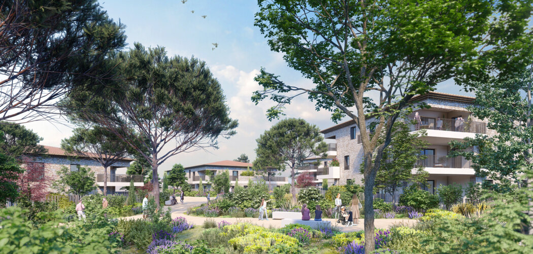 Programme immobilier neuf L'Écrin Azur - Éguilles  proche centre (13510) - Référence : 14407