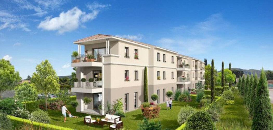 Programme immobilier neuf LE CLOS AZUR - Gignac-la-Nerthe : Résidence T2–T4 avec espaces extérieurs et silhouette moderne proche de Martigues (13180) - Référence : 1047