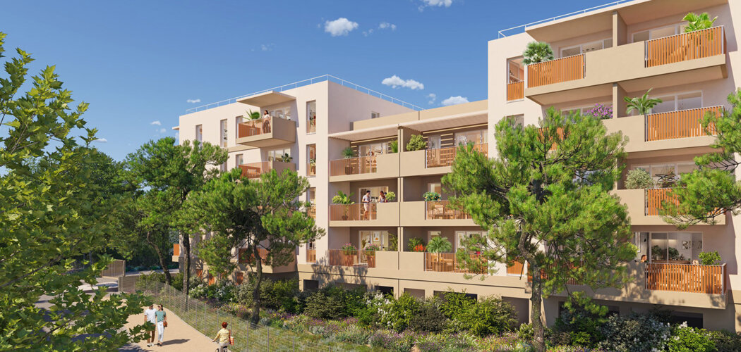 Programme immobilier neuf COEUR PINEDE - Istres au milieu  d’un espace boisé classé (13800) - Référence : 16761