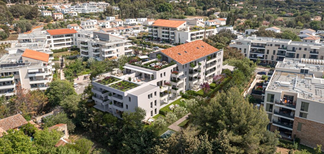 Programme immobilier neuf LE JARDIN D'AUGUSTA - La Ciotat : logements neufs sécurisés et verdoyants proche des commodités (13600) - Référence : 14432