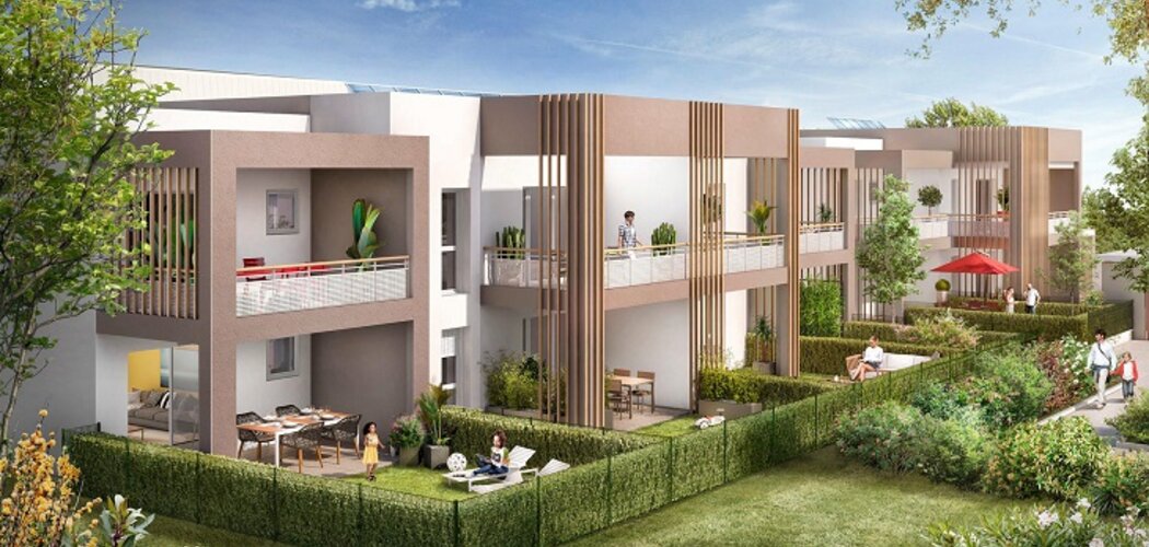 Programme immobilier neuf LES OLEANES - La Fare-les-Oliviers : appartements et maisons T2-T4 dans un écoquartier connecté (13580) - Référence : 2596