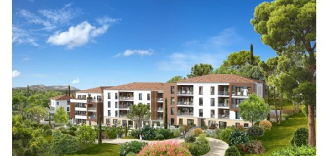 Programme immobilier neuf LA PINEDE - La Penne-sur-Huveaune : Résidence T1–T4 avec espaces extérieurs et isolation RT2012 proche des écoles (13821) - Référence : 1514