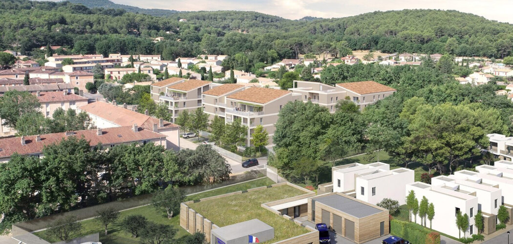 Programme immobilier neuf Terrasses sur Lubéron - La Roque-d’Anthéron proche du massif du Luberon (13640) - Référence : 14399