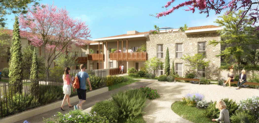 Programme immobilier neuf Pure Provence - Lançon-Provence : logements neufs lumineux et provençaux entre ville et nature (13680) - Référence : 7473