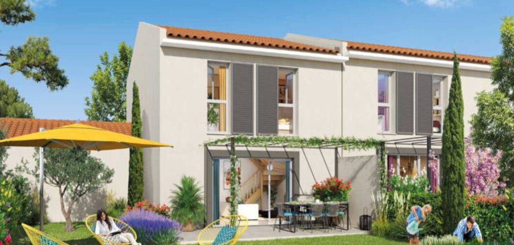 Programme immobilier neuf CLOSERIE DES TONNELLES - Le Puy-Sainte-Réparade : Résidence de 13 maisons T3 avec espaces extérieurs et luminosité naturelle proche du centre (13610) - Référence : 3456