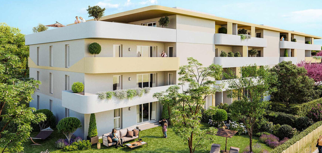 Programme immobilier neuf Symbiose - Marignane cadre moderne proche centre et espaces verts (13700) - Référence : 17131