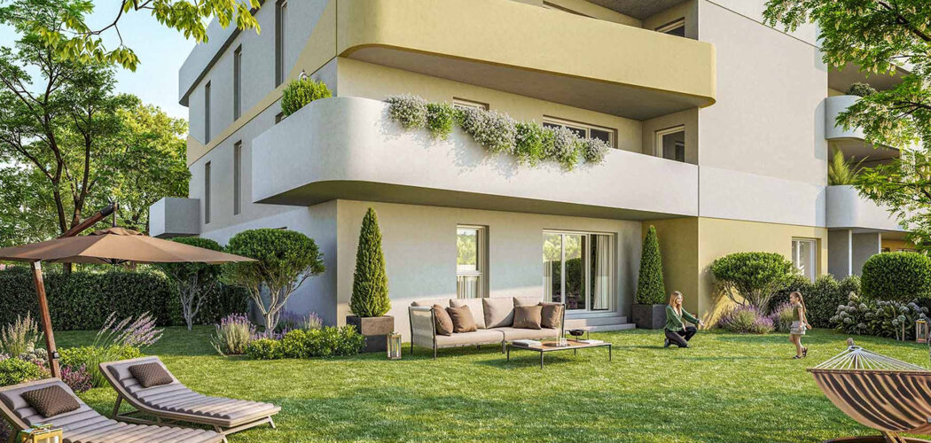 Programme immobilier neuf Symbiose - Marignane cadre moderne proche centre et espaces verts (13700) - Référence : 17131