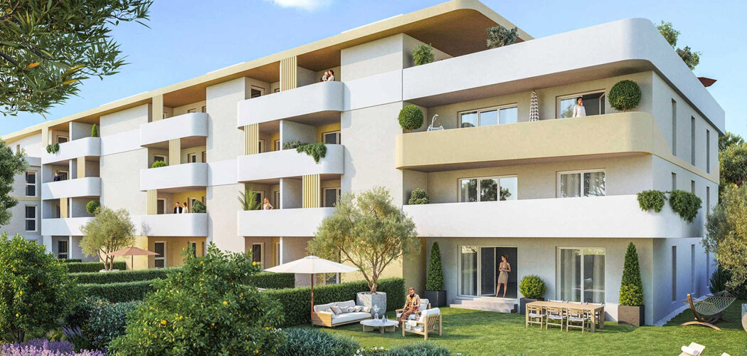 Programme immobilier neuf Symbiose - Marignane cadre moderne proche centre et espaces verts (13700) - Référence : 17131