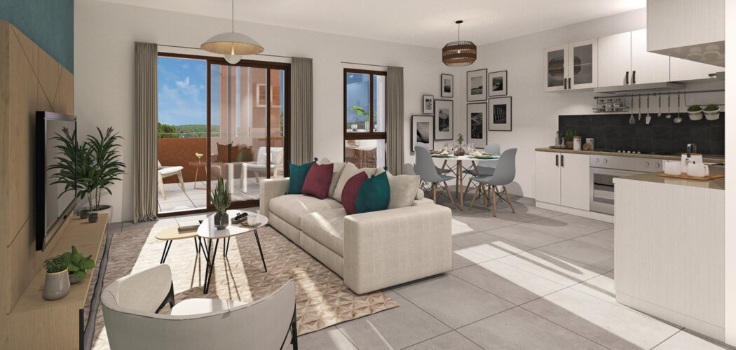 Programme immobilier neuf L'OASIS - Marseille 11 : logements neufs T2–T4 proche des plages et du Vieux Port (13011) - Référence : 8919