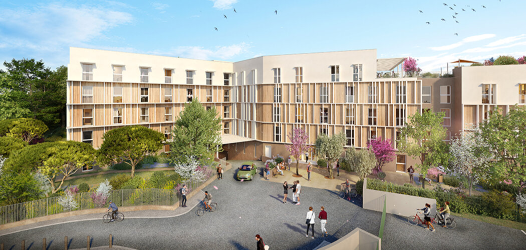 Programme immobilier neuf THE HIVE (VA) - Marseille 13 : appartements LMNP du studio au T3 proche de l’École Centrale (13013) - Référence : 15850