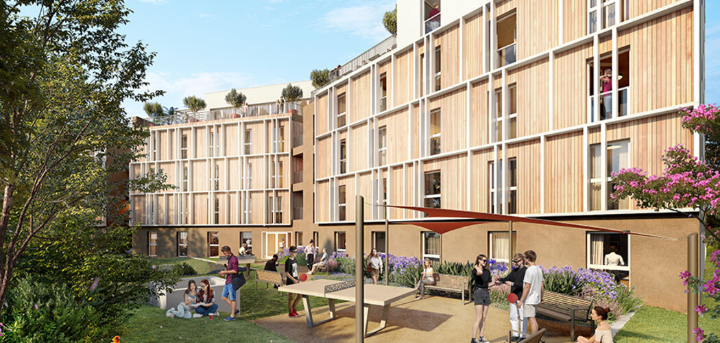 Programme immobilier neuf THE HIVE (VA) - Marseille 13 : appartements LMNP du studio au T3 proche de l’École Centrale (13013) - Référence : 15850