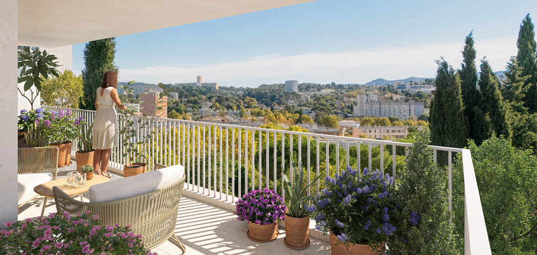 Programme immobilier neuf Latitude 13 - Augustin Merlhou - Marseille 13e, La Rose à deux pas du métro 1 (13013) - Référence : 16789