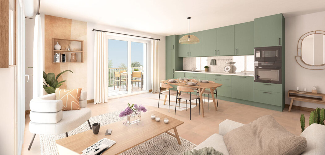 Programme immobilier neuf La Canopée - Marseille 14 à deux pas du massif de l’Étoile et du bus 3 (13014) - Référence : 16306