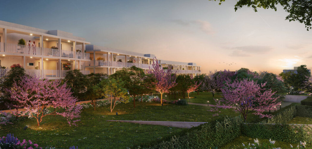 Programme immobilier neuf JARDIN EMY - Marseille 14 : logements neufs lumineux et écoresponsables près des Hauts de St Marthe (13014) - Référence : 14874