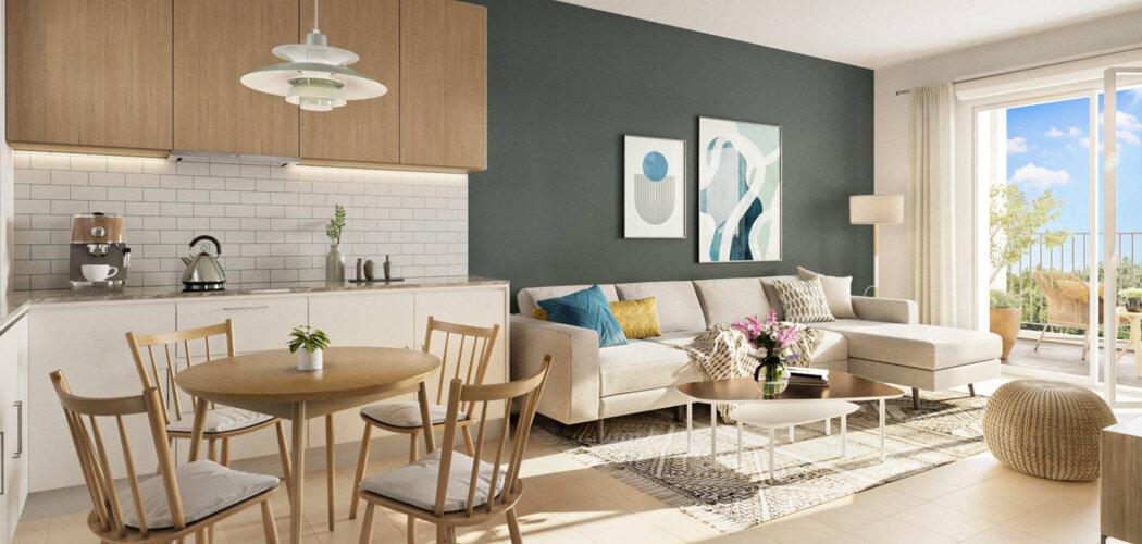 Programme immobilier neuf JARDIN EMY - Marseille 14 : logements neufs lumineux et écoresponsables près des Hauts de St Marthe (13014) - Référence : 14874