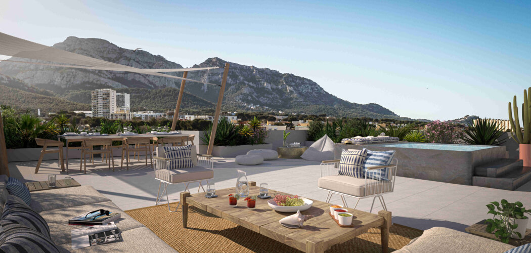 Programme immobilier neuf Casa Boha - Marseille 8 : logements neufs T2–T4 proche de la mer et des plages (13008) - Référence : 8887