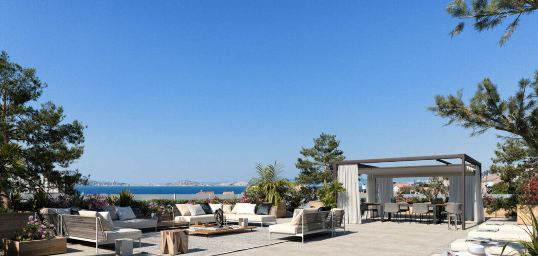 Programme immobilier neuf Calypso - Marseille 8 : Résidence T2–T4 avec cadre marin et confort optimisé proche des commodités (13008) - Référence : 14633