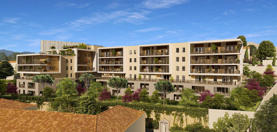 Programme immobilier neuf Villa Marguerite - Marseille 9 environnement verdoyant proche du village du Redon (13009) - Référence : 12580