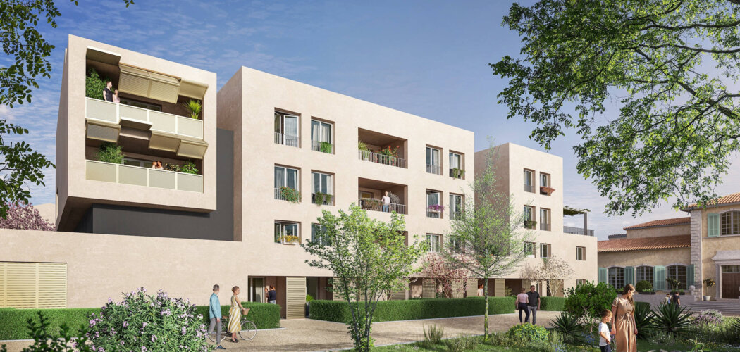 Programme immobilier neuf Bastide Centhis - Marseille : logements neufs sécurisés et verdoyants en quartier Saint Loup (13010) - Référence : 15071