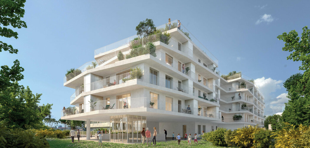 Programme immobilier neuf LA MARSA - Marseille : logements neufs sécurisés et verdoyants proche des plages (13008) - Référence : 17063