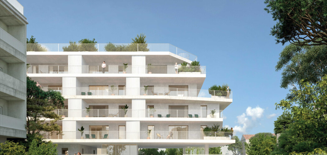 Programme immobilier neuf LA MARSA - Marseille : logements neufs sécurisés et verdoyants proche des plages (13008) - Référence : 17063